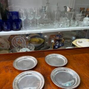 Set de 4 platos de pan toledo platería