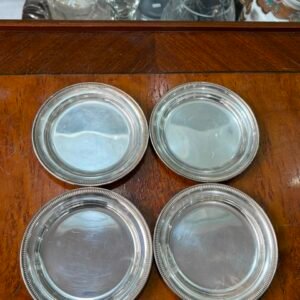 Set de 4 platos de pan toledo platería