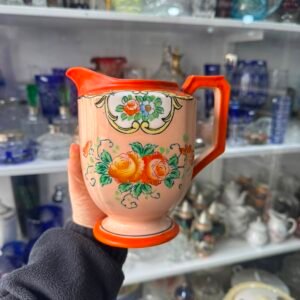 Jarra lechera japonesa pintada a mano