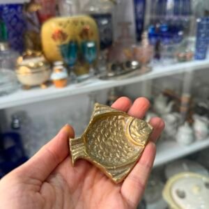Cenicero despojador pez de bronce