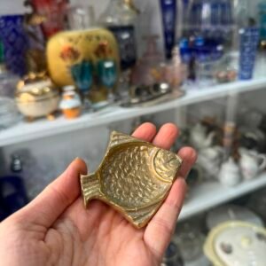 Cenicero despojador pez de bronce