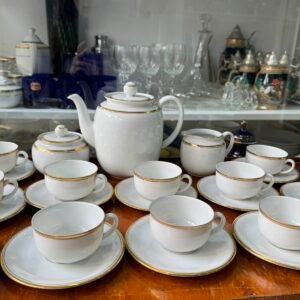 Juego de café porcelana alemana completo para 12 personas
