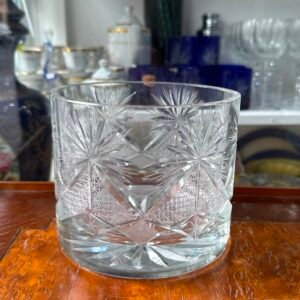 Hielera de cristal súper tallado