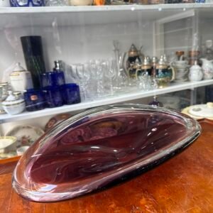 Centro de mesa de murano violeta