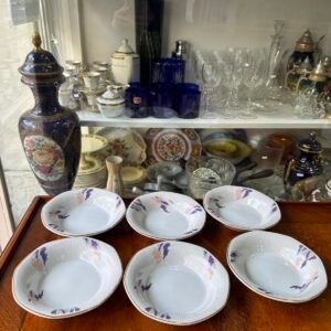 Juego de 6 compoteras porcelana tsuji nubes