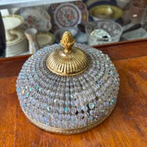 Plafón cristal de roca con bronce
