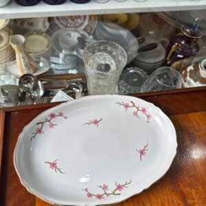 Fuente oval flor de cerezo porcelana verbano