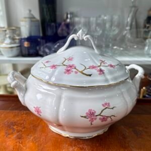 Sopera flor de cerezo porcelana verbano