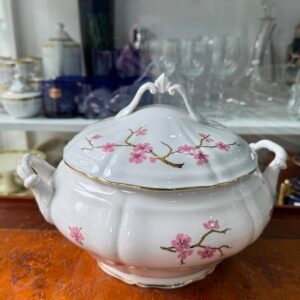 Sopera flor de cerezo porcelana verbano