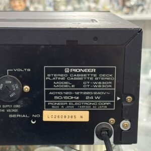 Deck doble casetera PIONEER