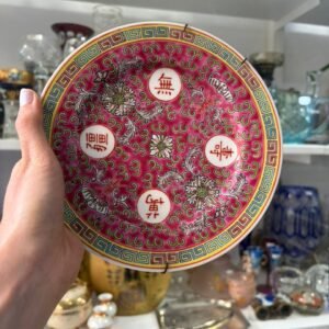 Plato porcelana oriental