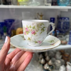 Dúo de café porcelana checoslovaca