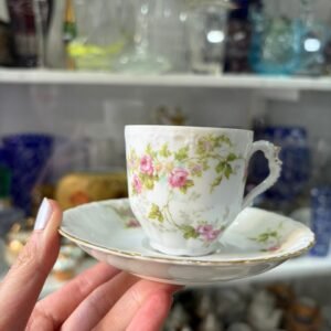 Dúo de café porcelana checoslovaca