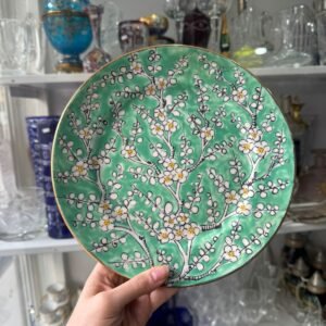 Plato porcelana oriental pintado a mano