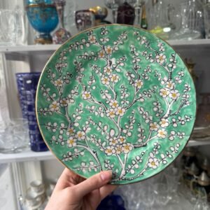 Plato porcelana oriental pintado a mano