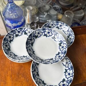 Juego de 12 platos hondos porcelana verbano