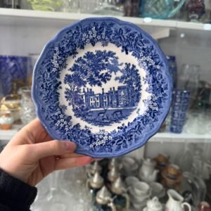 Set de 4 platos de postre ingleses de colección