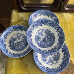 Set de 4 compoteras o platos hondos inglesas de colección