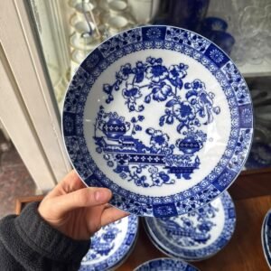 Juego de 12 platos hondos porcelana tsuji old blue
