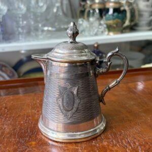 Cafetera o tetera individual platería