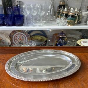 Fuente oval platería
