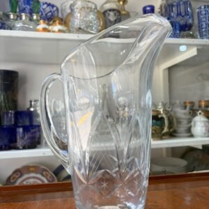 Jarra cristal tallado con pico vertedor