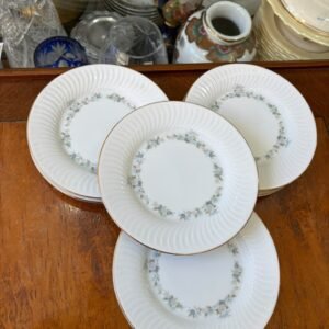Juego de 12 platos de pan porcelana tsuji