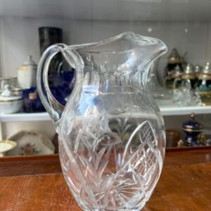 Jarra cristal súper tallado con pico vertedor
