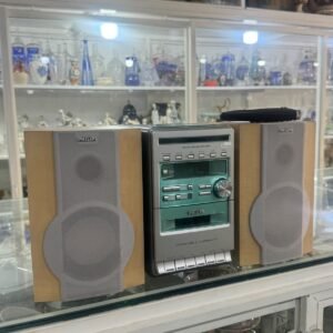 Minicomponente PHILIPS cd, casetera radio AM FM con control remoto
