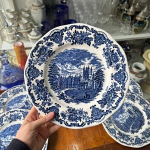 Juego de 6 platos playos ingleses de colección