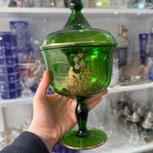 Caramelera cristal de murano con geishas
