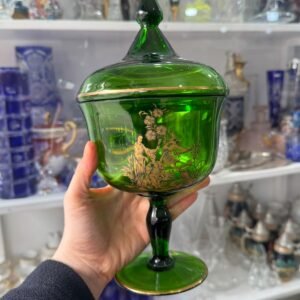 Caramelera cristal de murano con geishas