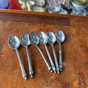Juego de 6 cucharas de té platería