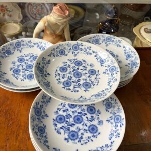 Juego de 10 platos hondos porcelana MARLY