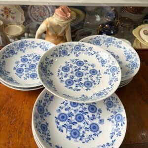 Juego de 10 platos hondos porcelana MARLY