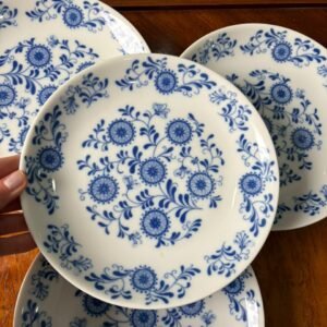 Juego de 12 platos de postre porcelana MARLY