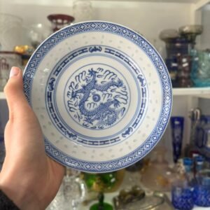 Plato porcelana oriental