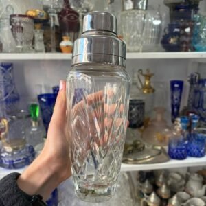Coctelera de cristal súper tallado