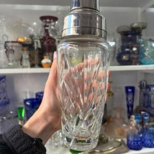 Coctelera de cristal súper tallado