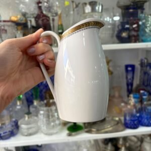 Lechera porcelana verbano con oro