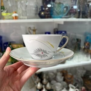 Dúo de té porcelana verbano