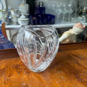 Florero mediano de cristal súper tallado