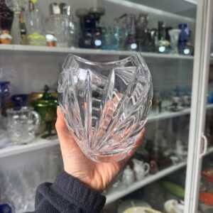 Florero mediano de cristal súper tallado