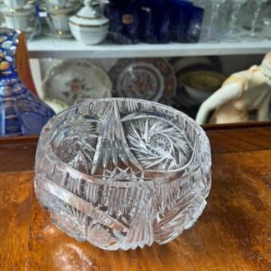 Centro de mesa de cristal súper tallado