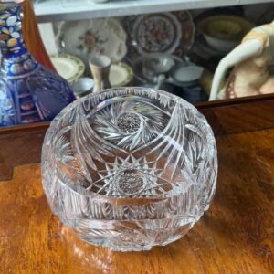 Centro de mesa de cristal súper tallado