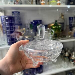 Bombonera de cristal súper tallado