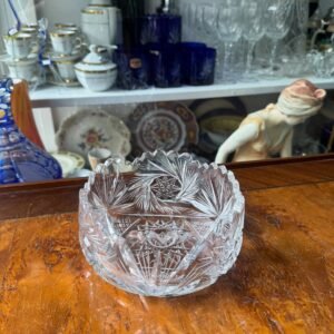 Centro de mesa de cristal súper tallado