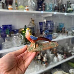 Figura pajaro de porcelana italiana
