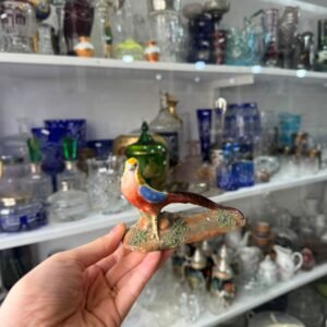 Figura pajaro de porcelana italiana