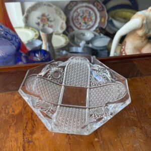 Cenicero cristal tallado